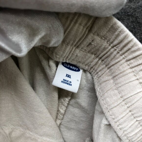 Old Navy Linen Blend Pull On Shorts Womens XXL Beige Drawstring High Rise - Picture 8 of 9